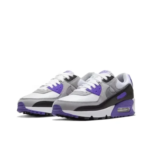 Nike Air Max 90 ‘UNC’ ‘Lucky Charms’ Men Women Running Shoes, Shock-absorbing Casual Fashionable Sports Sneakers, Purple