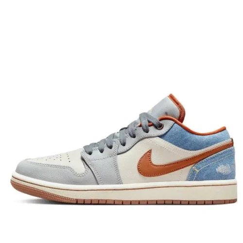 Jordan Air Jordan 1 Comfortable, Versatile, Anti slip, Low cut Men and Women Shoes Retro Board Shoes